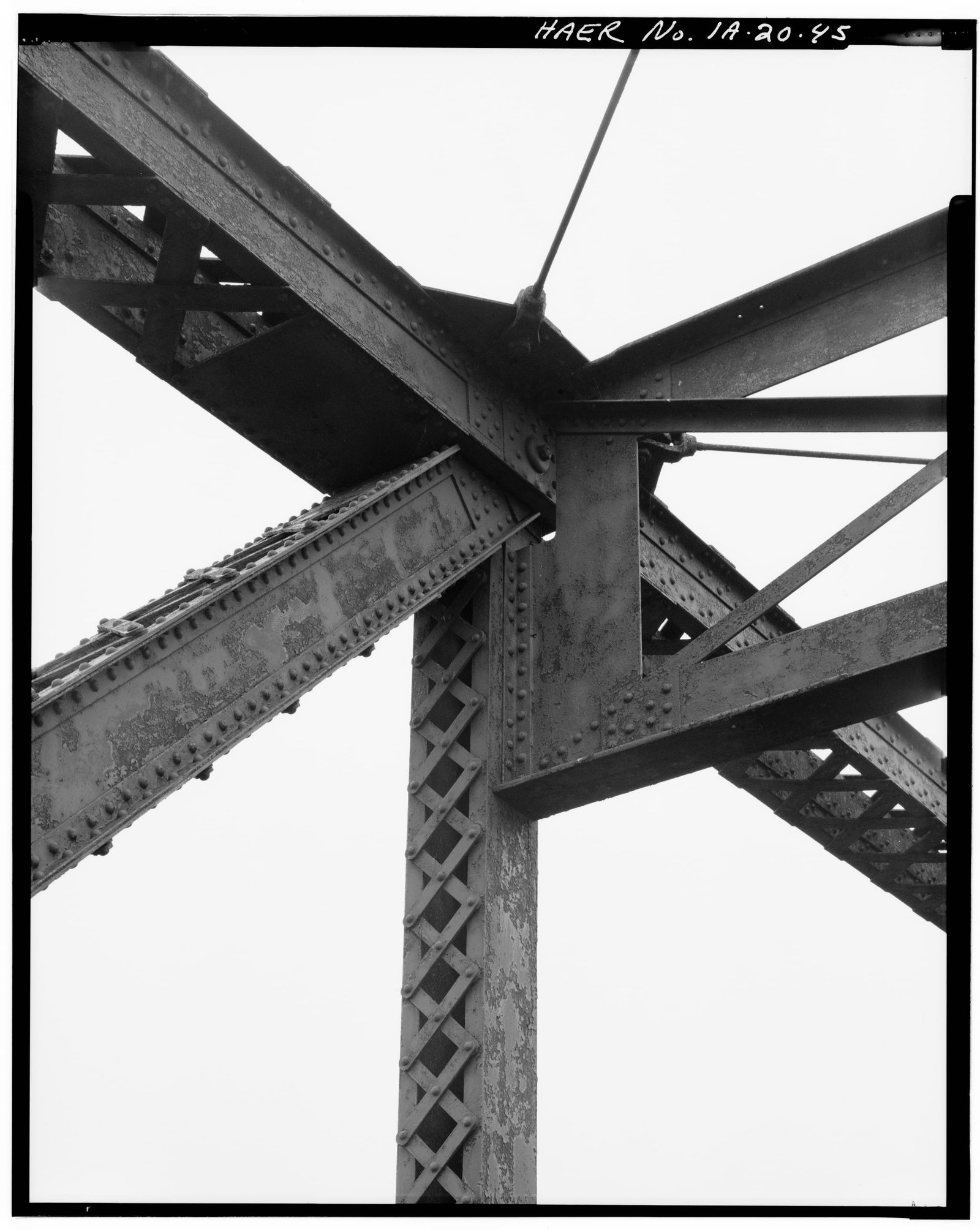 Upper  connection, previous bridge